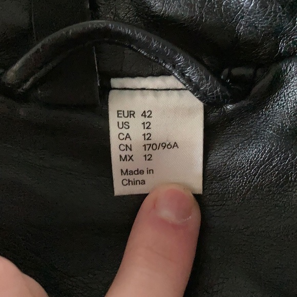 H&M Faux Leather Vest - Picture 2 of 2